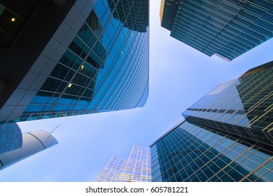 High Rise Buildings Of Moscow Business Center Moscow - City