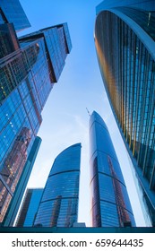 High Rise Buildings Of Moscow Business Center Moscow - City