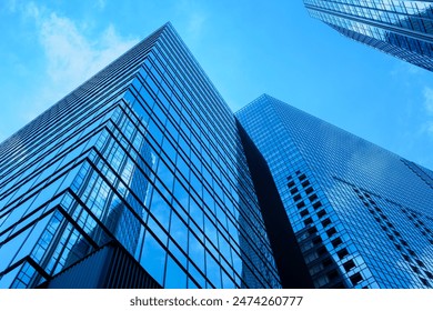 high rise buildings in office area