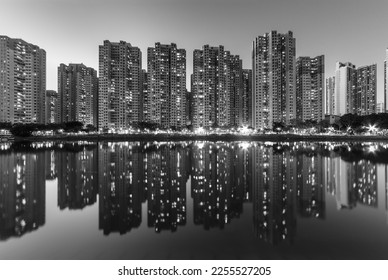 High rise residential building in Hong Kong city - Shutterstock ID 2255527205