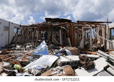 High Rock, Bahamas - September 10 2019 : Devastated Community In Bahamas After Hurricane Dorian Catastrophe