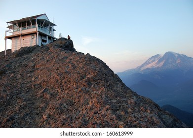 High Rock Fire Lookout Washington State Stock Photo (Edit Now) 160613993