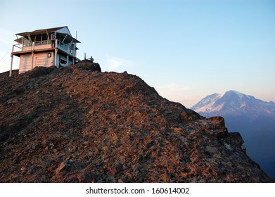 High Rock Fire Lookout Washington State Stock Photo (Edit Now) 160613993