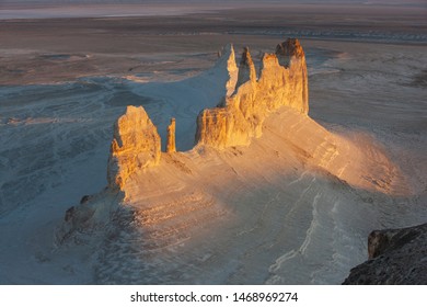 High Rocks In The Kazakhstan Steppe