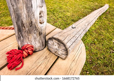 High Ropes Course At A Forest