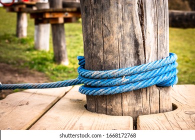 High Ropes Course At A Forest