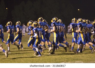 High School Football Ojai Nordhoff Rangers Football Team Defeat Verbum Dei Eagles 21-0 On November 19, 2010, Ojai, CA, USA