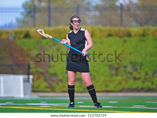 High School Girls Lacrosse Player Her Stock Photo Edit Now