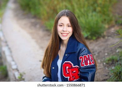 High School Senior Portrait In The Nature