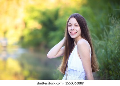 High School Senior Portrait In The Nature