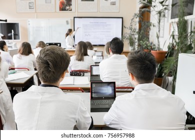 High School Student In The Classroom