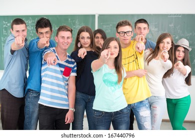 High School Student Classroom Surrounded His Stock Photo 167440817 ...