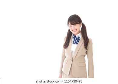 高校生日本人男女制服images Stock Photos Vectors Shutterstock