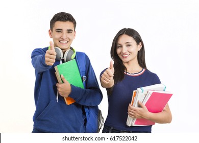 High School Students Interacting After Class Stock Photo 617522042 ...