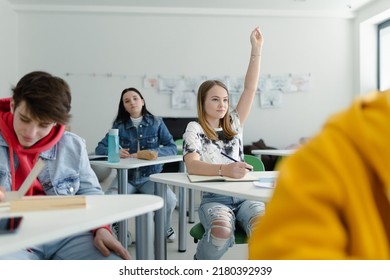 High School Students Paying Attention Class Stock Photo 2180392939 ...