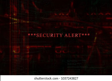 High Security Alert On Your Computer System Or Server Room