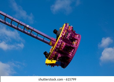 high in the sky