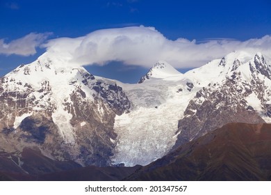 high snowy mountains 