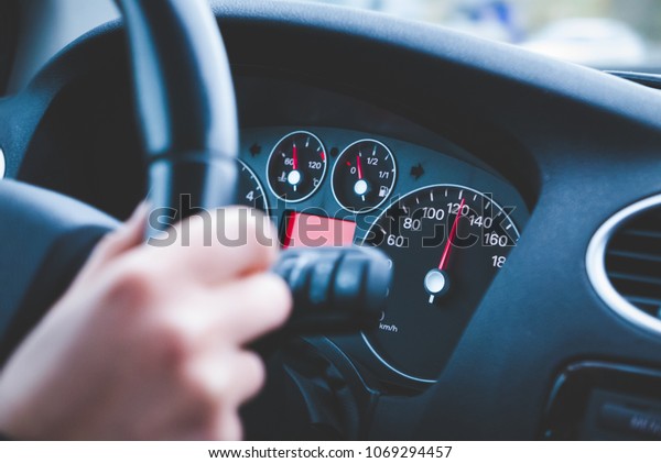 High speed driving on the\
road