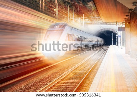 high speed train