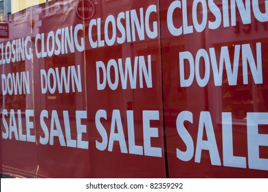 A High Street Store That Is Closing Down