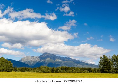 High Tatras with the dominant mountain Krivan, Slovakia