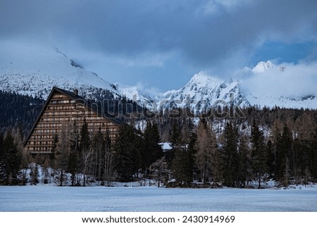 High Tatras mountain at Strbske Pleso Slovakia Сток-фото © 