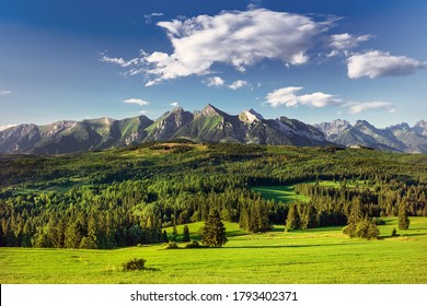 High Tatras mountains national park in Slovakia