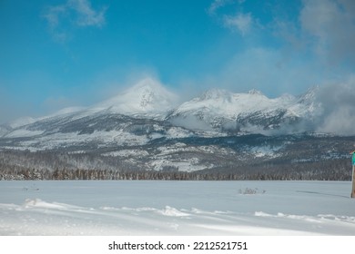 High Tatras Mountains In Slovakia Winter Season