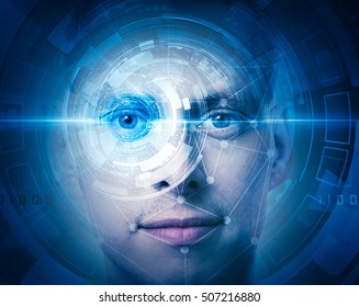 High Tech Face Scan