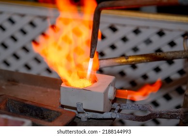 High Temperature Melting Gold Stock Photo 2188144993 | Shutterstock