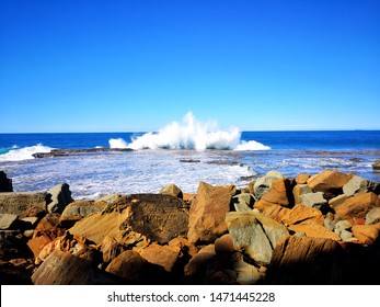 High Tide At Figure 8 Pools