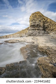 High Tide At Nash Point