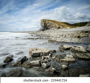 High Tide At Nash Point