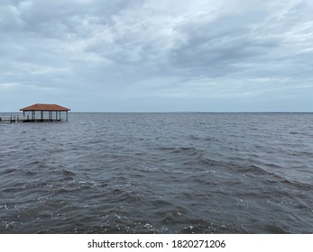 High Tide On Choctawhatchee Bay Florida Post Hurricane Sally