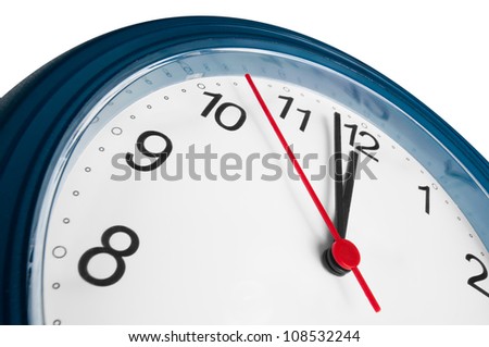 High time just before twelve