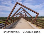 High Trestle Trail Bridge - A former railroad line turned into a bike trail.