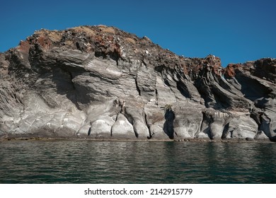 High Volcanic Coast Of Coronado Island In Mexico