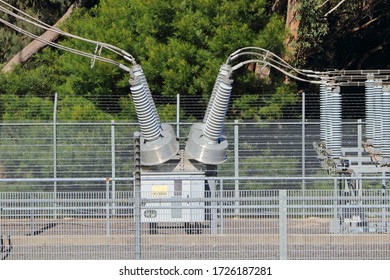 High Voltage Circuit Breaker In A Sub Station