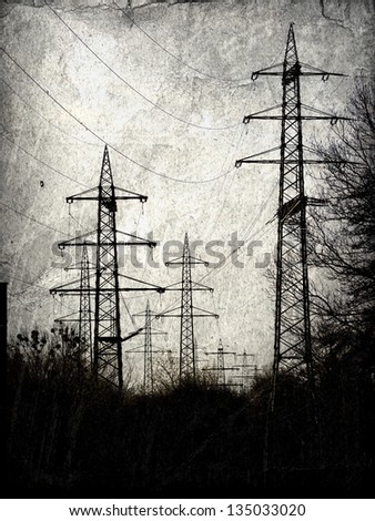 Similar – high voltage power line