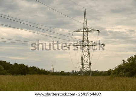High voltage grid electric lines