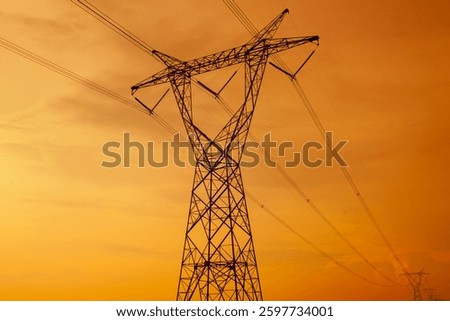 High voltage post or High voltage tower