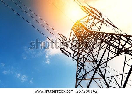 High voltage post or High voltage tower