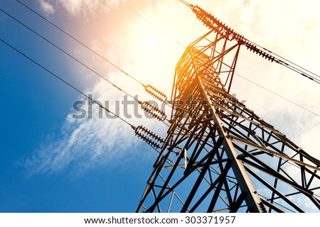 High voltage post or High voltage tower