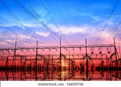 High Voltage Power Grid, In The Sunset 