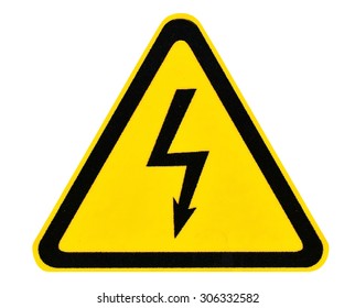 High Voltage Sign Stock Vector (Royalty Free) 1140300185