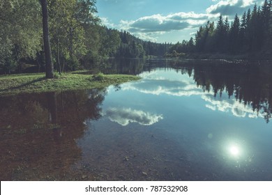 High Water Level River Gauja Near Stock Photo 787532908 