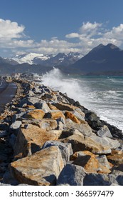 High Waves At The Homer Spit 