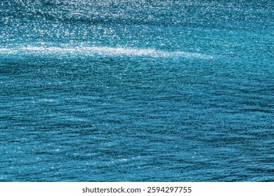 high-angle view of the sea surface