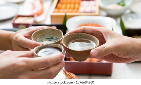 High-class sake to toast with sake